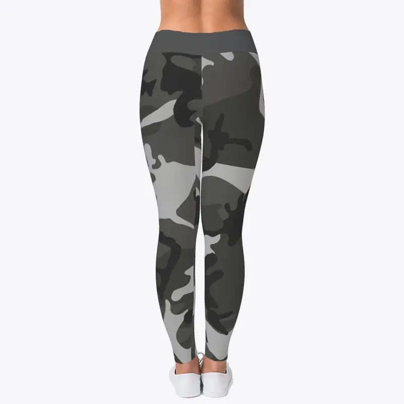 Camouflage pattern leggings