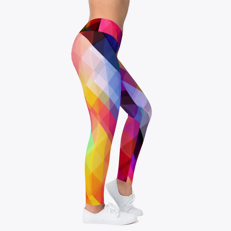 Colorful pattern leggings