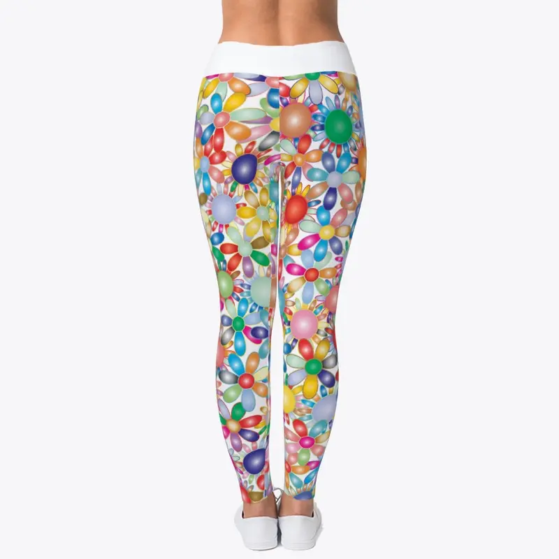 Floral flowers leggings