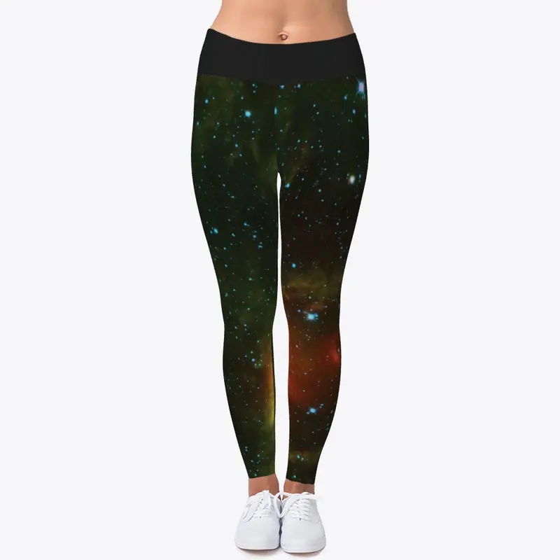 wizard nebula space stars leggings